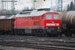 232 255-0 hat am 10.03.09 in Nrnberg einen Gterzug bernommen und macht sich auf den Weg.