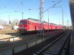 Sie standen leider etwas ungnstig fr`s Foto.... Am 19.03.09 machten 232 569-4, 232 413-5 und 232 055-4 im Wismarer Bahnhof eine Pause. Zur Zeit fahren sie Zge ber Bad Kleinen nach Rostock.  232 569 ist mit 413  verbunden  und die 055 gibt evetl. Schub. Leider luft bei ihr im Mai die Frist ab und damit auch ihre Lebensuhr? Stimmt es, das die Br. 232 keine Hauptuntersuchungen mehr bekommt?