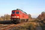 232 534 durch Niederfinow nach Eberswalde am 07.11.09