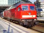 Mal nicht elektrisch gezogen wie hier am 03.04.2009, der Warschau-Express EC 44 wird von der 232 534-4 nach Berlin Hbf gebracht.