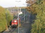 232 156-0 hat am 15. Oktober 2007 um 17.30 Uhr im Bahnhof Bochum-Prsident Brammen fr das Werk Hntrop der ThyssenKrupp AG angeliefert.