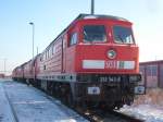 232 342 steht in Mukran fr ihre letzte Fahrt bereit.Am 23.Januar 2010 fotografierte ich Sie dort.