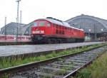 232 618-9 vor dem  Hbf Leipzig 06.05.2010 (das war was das hat heute geregnet wie aus eimern ...