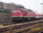 232 690 am 07.07.2005 in Berlin-Lichtenberg mit dem NZ241.