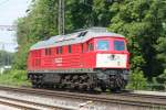 Die  Todesmilla  232 905-0 kehrt aus Opladen zurck, nachdem sie den Schrottzug zum Bender gefahren hat, aufgenommen in DUisburg Neudorf am 28.05.2010
