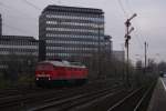 232 592-6 als Lz am rangieren in Dsseldorf-Rath am 25.11.2010