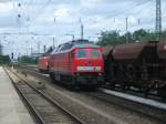 232 704 durchfhrt am 30.Juli 2012 den Bahnhof Heimeranplatz.