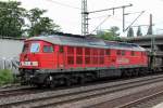 232 413 mit einem leeren Autozug in HH-Harburg (20.07.2012)