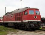 232 372-4(neu 132 372-4)vom Mecklenburgischen Eisenbahn-und Technikmuseum stand zu den Schweriner Modellbahn-Tagen drauen zur besichtigung.29.09.2012 