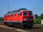 232 384-8 beim Abfahren in Marktredwitz am 22.07.13.