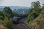 EZ 51721 gezogen von 232 209-7 zwischen Martinlamitz und Oberkotzau, 02.09.2016