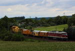 Bauz_G 91389 von Hoyerswerda nach Bad Brambach mit 232 550 am 12.08.2017 in Ruppertsgrün.