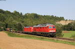 232 609-8 und 185 261-5 mit einem KV Zug bei Bad Niedernau 26.8.17