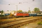 232 679 mit einem Gterzug am 22.10.03 in Homburg Saar