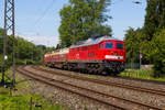 232 093-5 mit dem ersten Alrbergumleiter aus München Laim nach Lindau-Reutin. 17.8.18