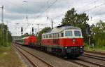 Am 26.09.19 überführte 232 105 den abellio-Kiss 429 020 durch Saarmund Richtung Schönefeld.