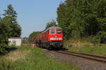 EZ45366 von Cheb nach Nürnberg mit 232 609 am BÜ hinter Schirnding konnte am 01.06.2020 Aufgenommen werden.