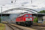 232 241 auf Schulungsfahrt nach Gera am 05.07.2021 bei der Ausfahrt Saalfeld
