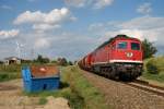 232 690 mit FE 47430 bei Rosow (27.07.2007)