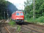 Diesellok 232 553-8 mit gemischten GZ bei der Beschleunigung
kurz vor Bochum-Hamme.(04.09.2007)