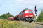 232 544  verlt am 15.09.2005 den Bf Memmingen in Richtung Lindau.