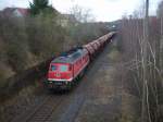 232 690-8 konnte am 11.03.08 in Dankmarshausen auf der Kali-Bahn Heringen(Werra)-Gerstungen abgelichtet werden.