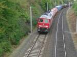 232 593-4 mit FZT 53601 auf dem Weg nach Duisburg.