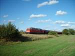 232 371-5 pendelt am 08.09.08 zwischen Heringen und Gerstungen.