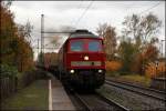 232 553 durchfhrt Bochum-Riemke mit einem Leerzug in Richtung Wanne.