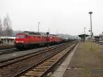 232 601 und 232 500 in Nossen (20.02.06)