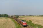 232 093 am 23.08.2011 mit einem Getreidezug aus Bautzen nach Dresden, verladen wurde in Seitschen