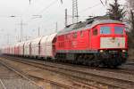 232 905-0 mit Kalkzug in Ratingen Lintorf am 07.02.2012