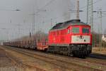 232 906-8 mit Stahlzug in Ratingen-Lintorf am 14.03.2012