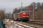 Aufgrund einer Entgleisung eines Gterzuges in Dnemark wurden ber einen Zeitraum von 2 Wochen einige Gterzge von Dnemark nach Maschen ber die Marschbahn umgeleitet.