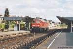 232 514 fhrt am 25.8.04 allein als „Lokzug“ in Amberg durch Gleis 2.