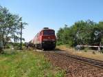 232 685 mit FE 45463 in Klitten (17.07.2006)