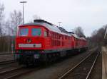 232 359, 232 384 und 232 618 standen am 25.03 13 abend in Schirnding, Richtung Cheb.