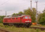 Am 31.05.2013 kam die Hallenserin 232 255 mit einem Bundeswehrzug aus Richtung Letzlingen in Stendal an.Nach dem sie den Zug abgestellt hatte fuhr sie wieder als Lz Lok nach Letzlingen um den nchsten