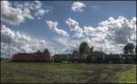 232 901-3 mit Kesselwagenzug auf dem Weg vom Wilhelmshavener Industriegleis nach Sande in hhe Weier Floh. 13/08/2013