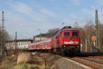 Am 14.12.13 bespannte 232 255 den Erzgebirgs-Express von Erfurt nach Schwarzenberg.