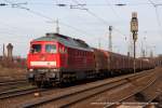 232 502-5 (Railion DB Logistics) mit einem Gterzug in Duisburg Bissingheim, 18.