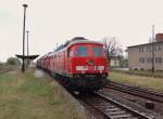 Am 14.04.14 holte die MEG 318 (232 690) wieder einen Lokzug von Saalfeld nach Chemnitz.