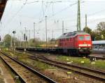 Am 17.10.2014 kam die 232 669-2 von der DB aus Richtung Magdeburg nach Stendal .