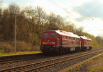 232 209-7 und 232 703-9 DB Cargo bei Michelau in Oberfranken am 15.04.2016.