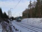 V 300 003 der SBW (232 684-1) zu sehen am 05.01.15 in Kornbach.