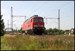 DB 232665-0 ist hier bei Dedensen am 12.9.2006 solo in Richtung Seelze unterwegs.