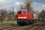232 587-6  auf der Hamm-Osterfelder Strecke in Datteln am 03.03.2020