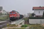 232 686 am 21.09.2011 mit einem Umleiter-Güterzug in Vilseck