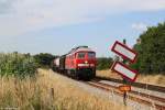 232 669 mit Güterzug am 24.07.2014 bei Tjaereborg.