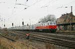 232 484 der damaligen East-West-Railways, aufgenommen am 4. Dezember 2008 in Leipzig-Wiederitzsch.